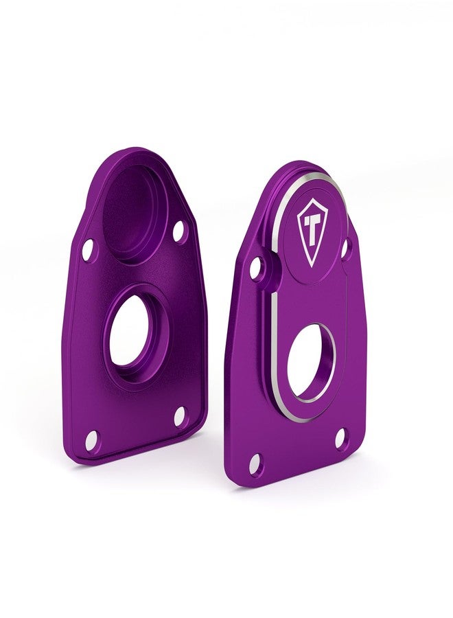 أغطية خارجية من الألومنيوم 7075 من TREAL (قطعتان) أغطية محاور أمامية أو خلفية لمحور Axial 1/8 AXP8 Gilamon (بنفسجي) - Image 1
